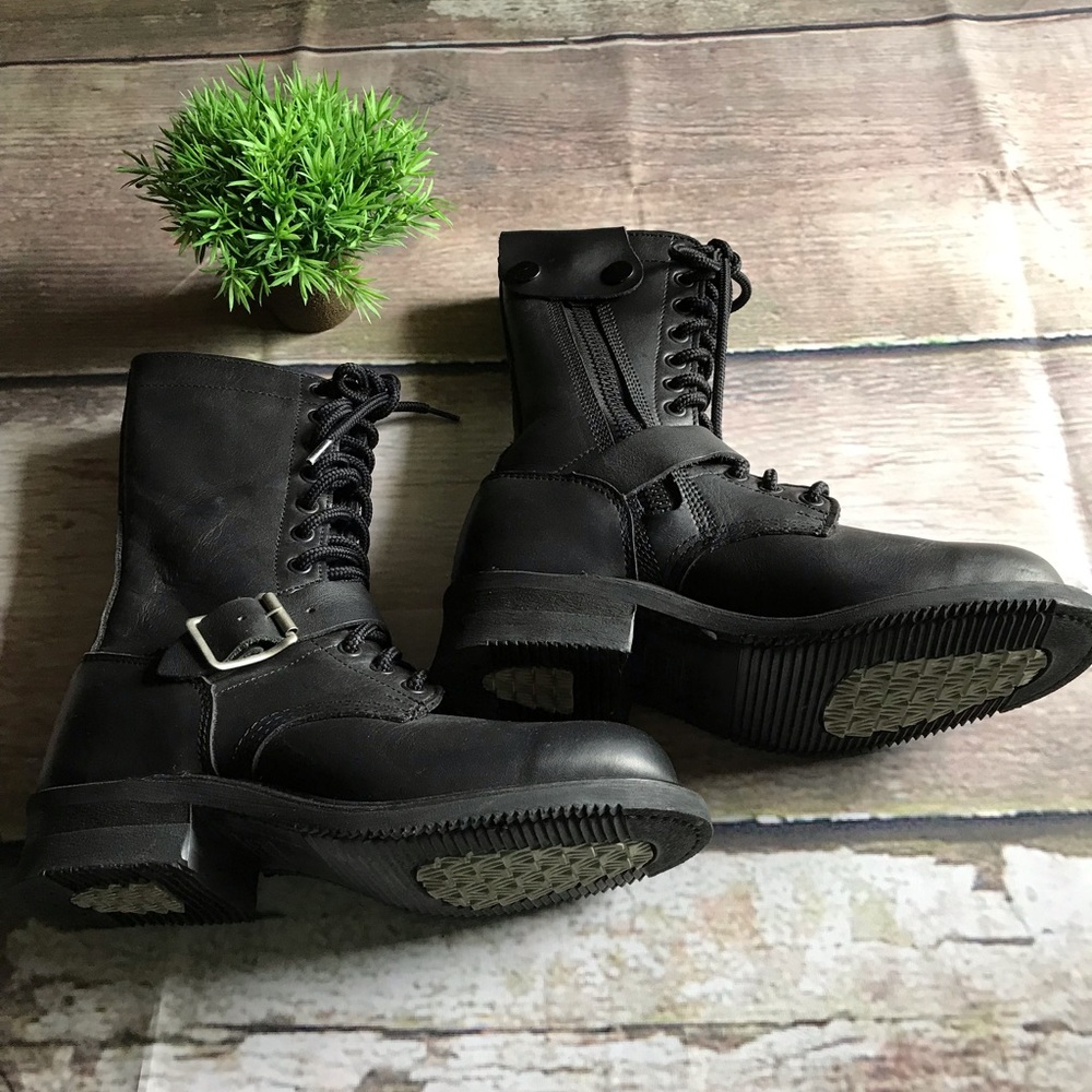 Double H moto boots..black..7M